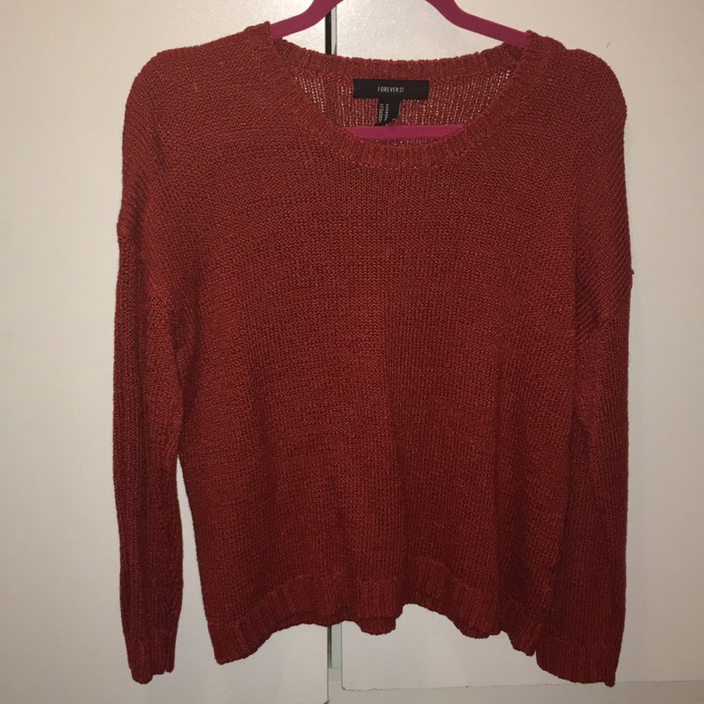 Orange Knitted Sweater